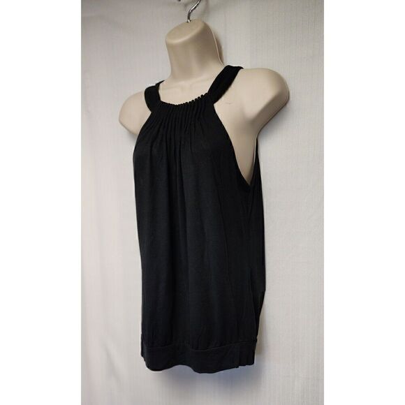 The Limited Sleeveless Pleated Front Top Black Size Small - Picture 7 of 9